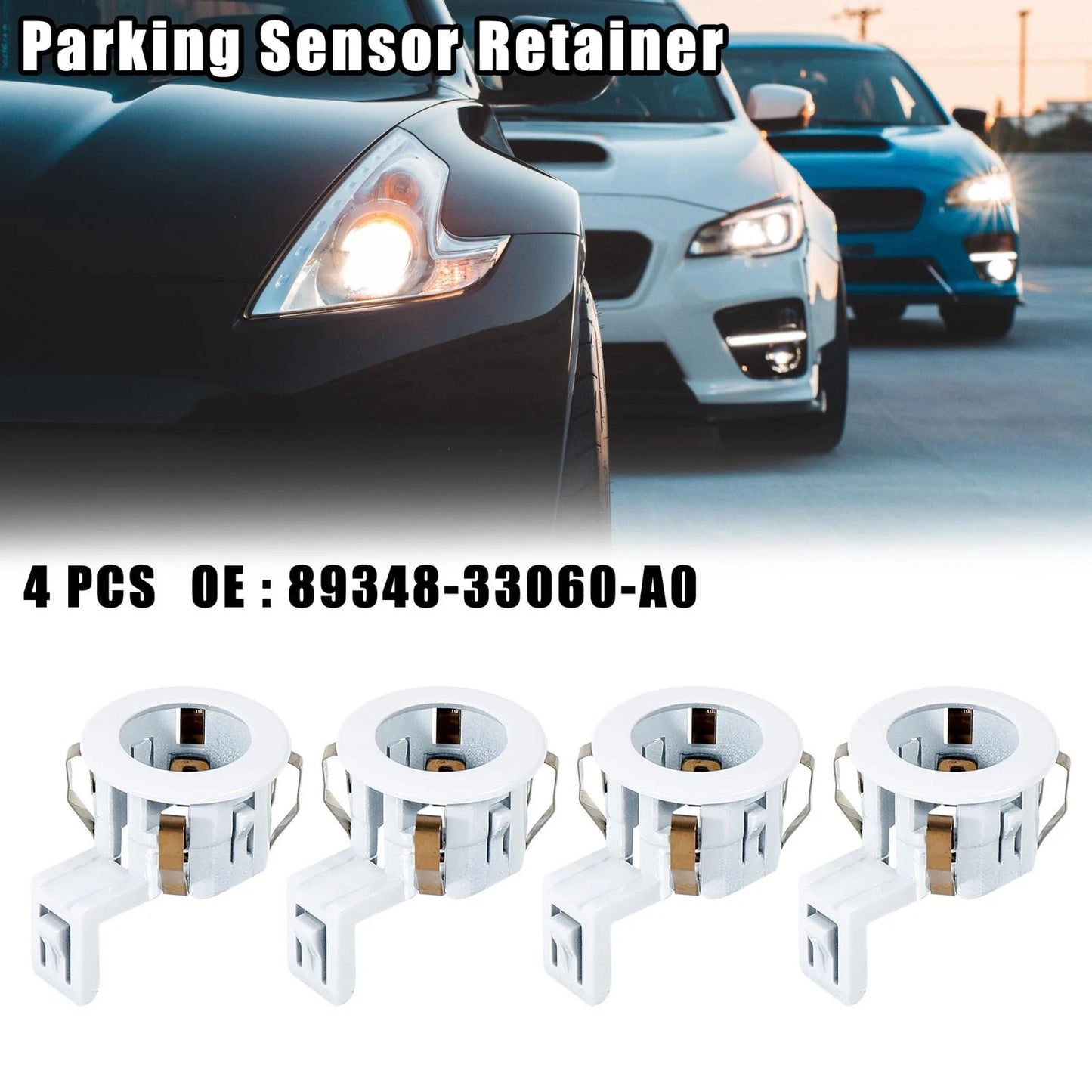 4 x Parking Sensor Retainer Clips for Toyota Sienna, Sequoia (2001-2023)