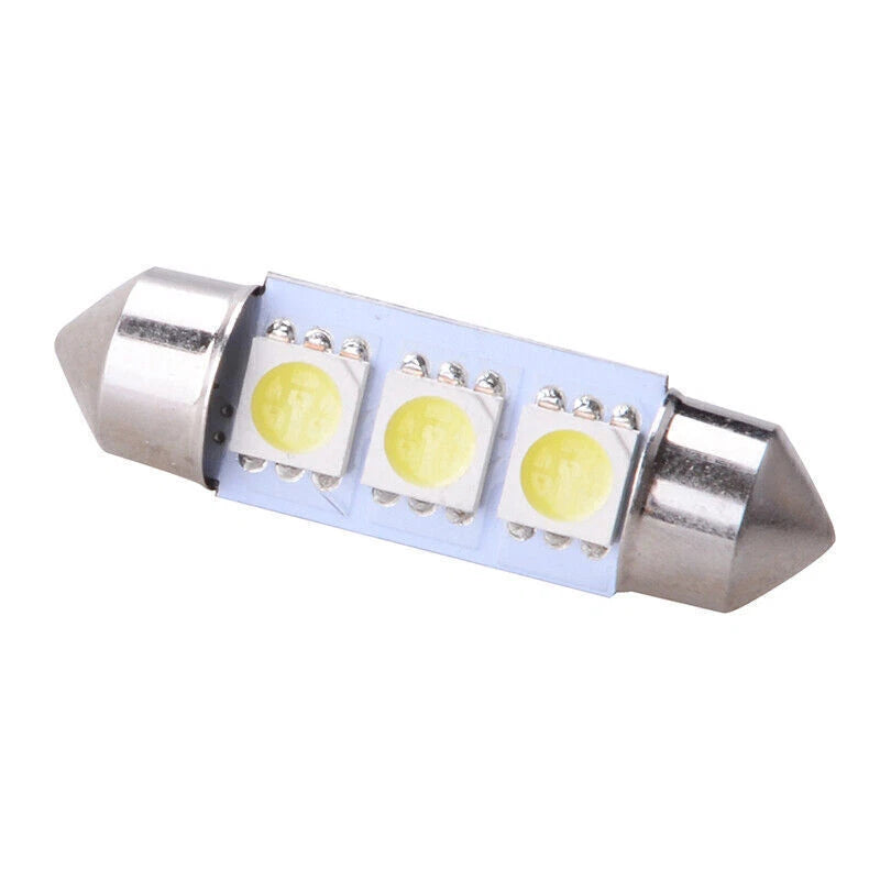 10PC Ice Blue LED Interior Light Bulbs Kit for Car Trunk Dome License Plate