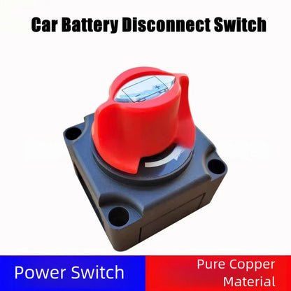 Battery Disconnect Switch for Boats/Trucks/Cars/RVs - Pure Copper