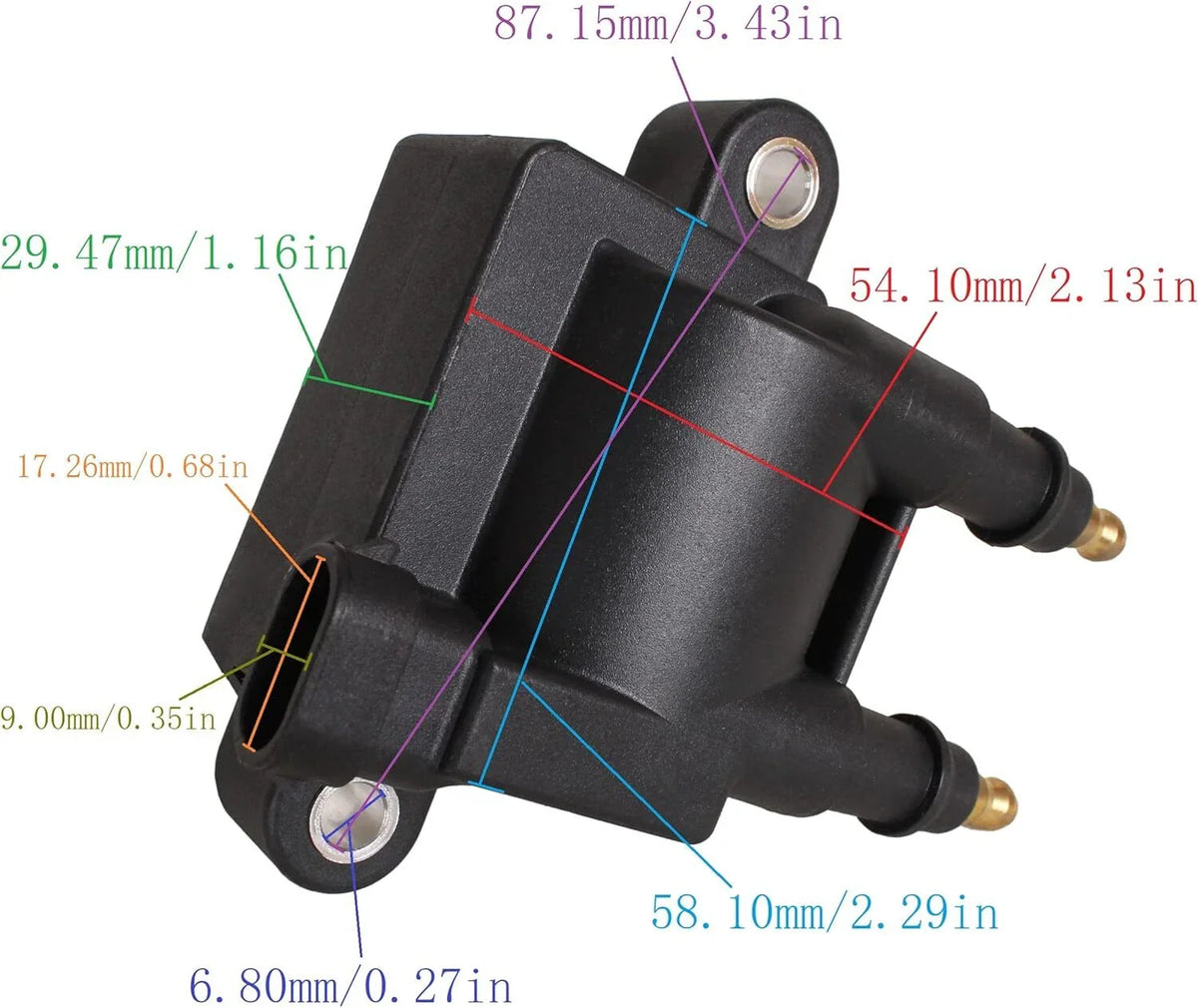 Ignition Coil for Mercury Mercruiser 35-450HP Boat Motor