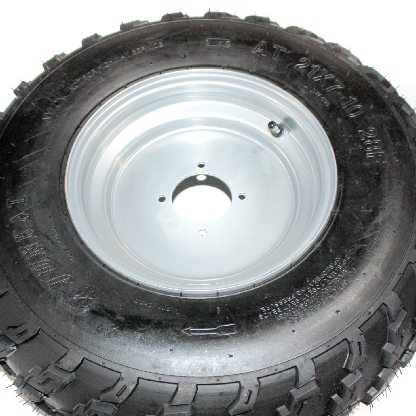 21x7-10 Front Wheel Rim Tire for 200cc 250cc Quad Dirt Bike ATV Buggy