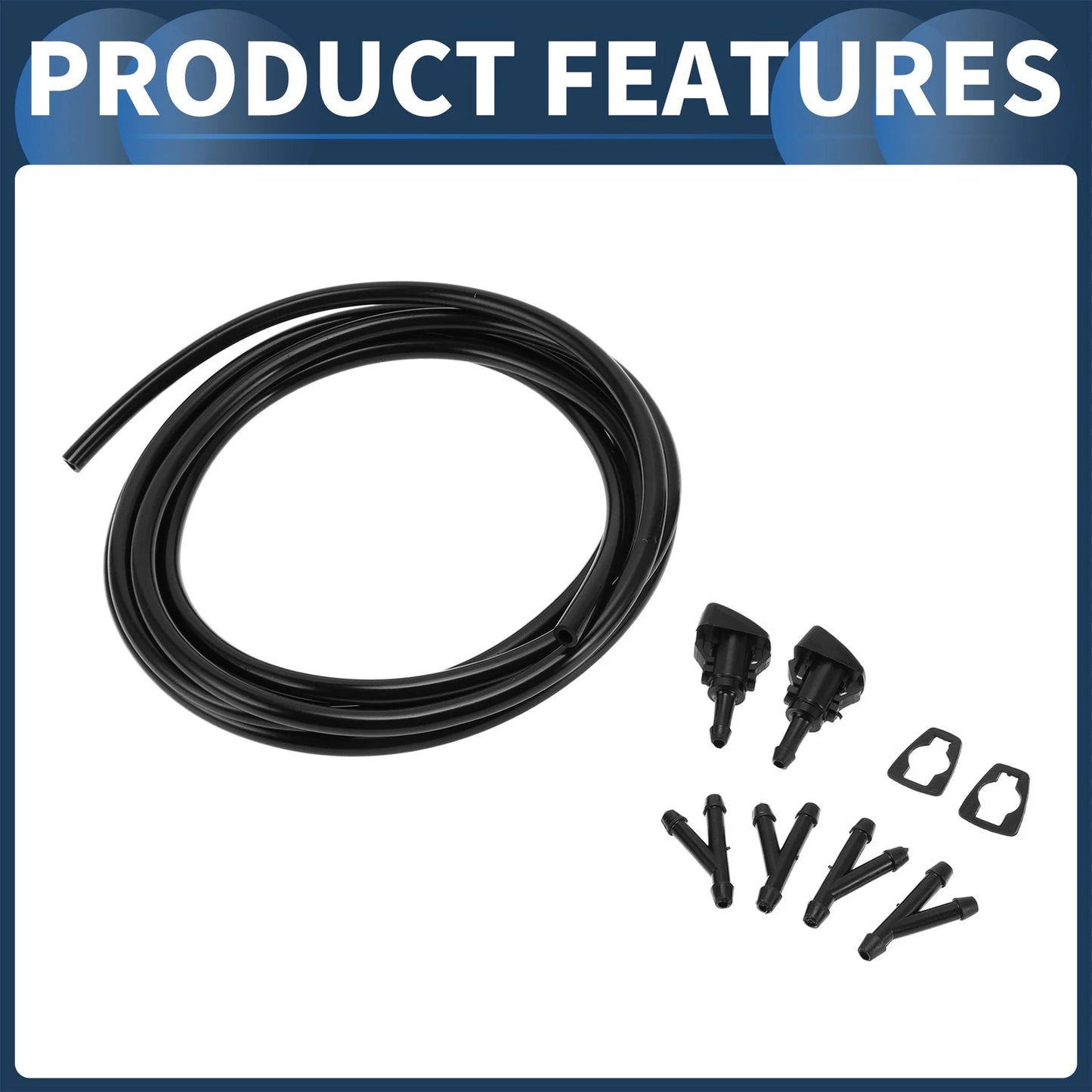 Set Front Windshield Washer Nozzles for Chrysler Town & Country