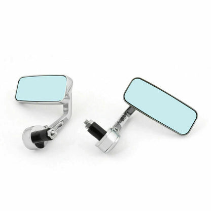 7/8" Chrome Handlebar Mount Rearview Mirrors for Universal Motor