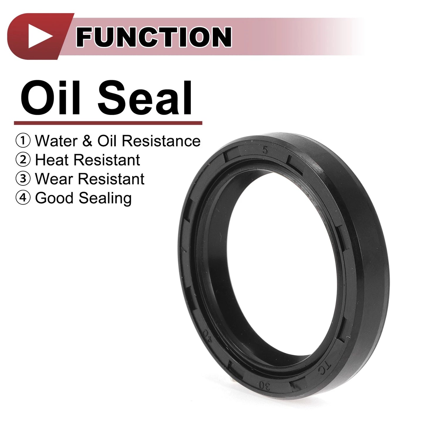Rotary Shaft Seal 30x40x7mm 5 Pcs Oil Seal Nitrile 70 Rubber for MakeModel
