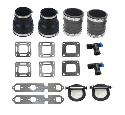 3" Wet Joint Exhaust Manifold Bellow Kit for MerCruiser V6 75-205