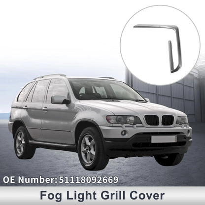 1 Pc Front Left Fog Light Grill for BMW X5 (2019-2023)