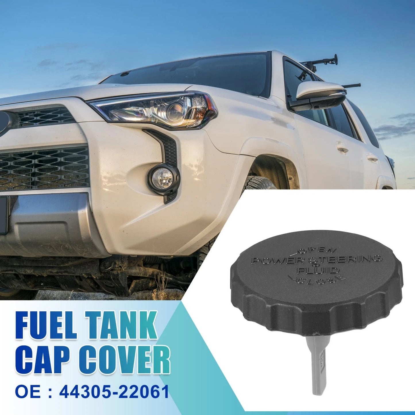 Power Steering Fuel Tank Cap Cover for Toyota Camry (1992-2001)