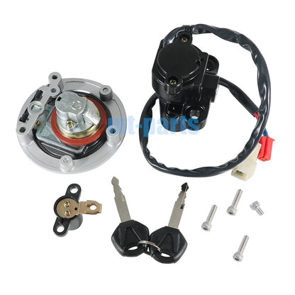 Ignition Key Switch & Fuel Tank Cap Set for Yamaha YZF-R1 R6 (98-05)