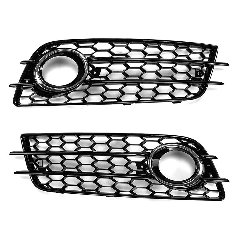 Fog Light Bumper Grill Intake for AUDI A4 S-LINE S4 B8 2008-2012