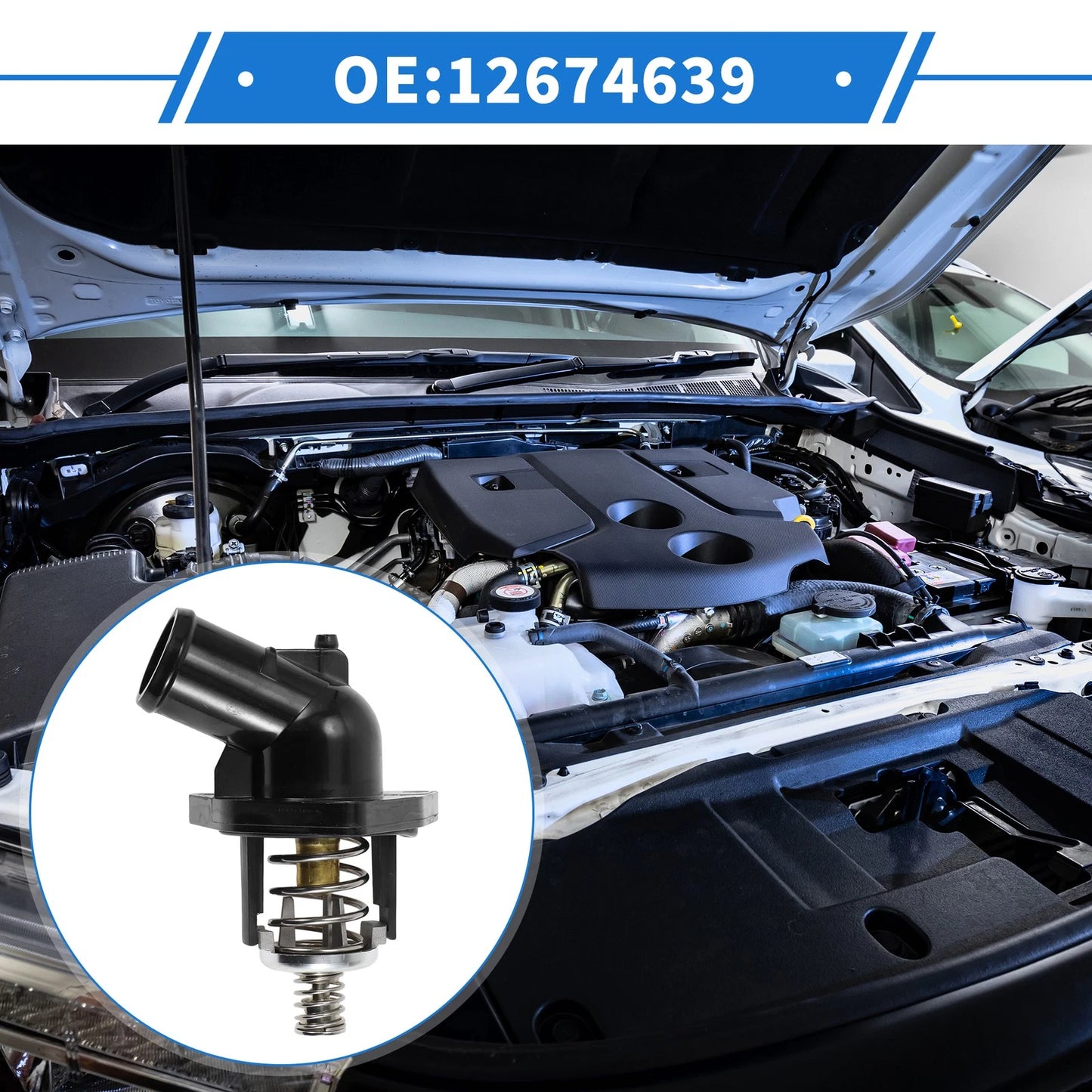 Thermostat Housing Assembly for GMC Sierra 1500 (2014 - 2018)