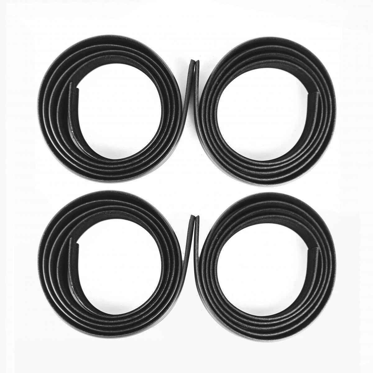 4 Pc Glass Run Door Channel Weatherstrip Seal Fits Datsun Sunny B110 1200 4D SED