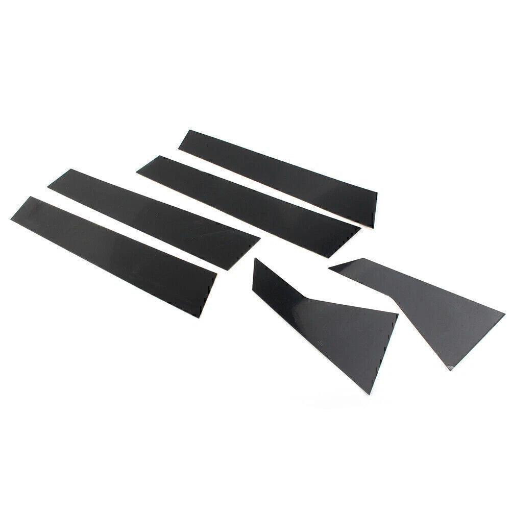6 Pcs Door Trim Cover Kit Black Pillar Posts for Honda Civic (2016-2020)
