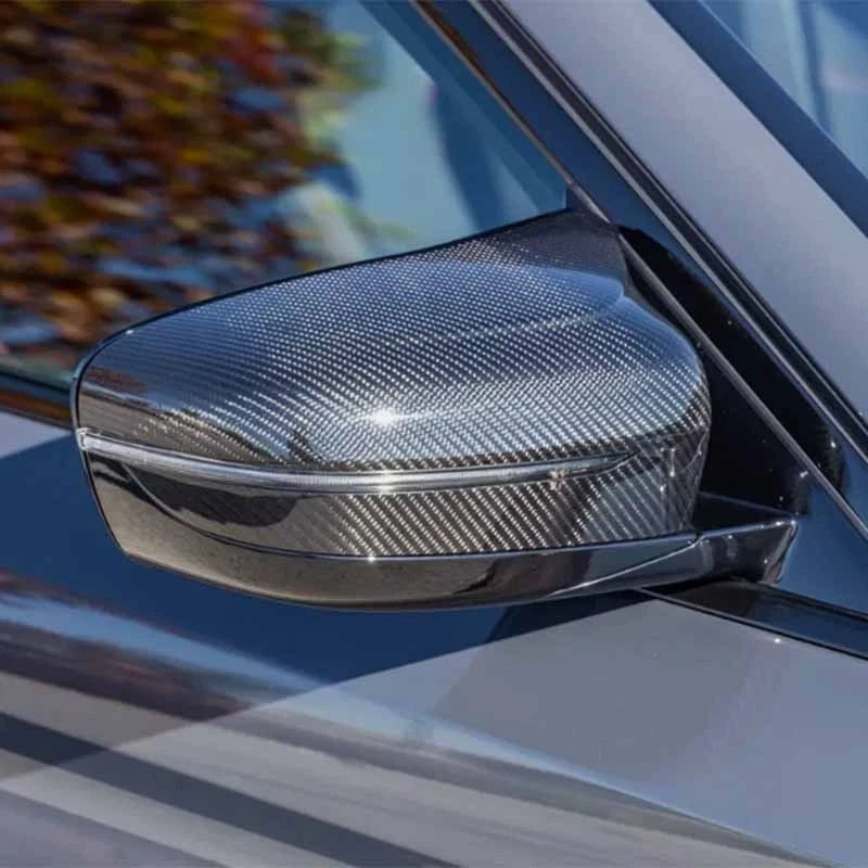 Full Carbon Fiber Replace Side Mirror Cover Caps for BMW M8 F91 F92 F93 2020-22