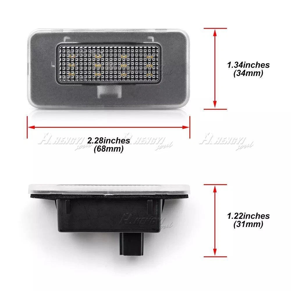 SMD LED License Plate Light for Tesla Model X / Model S