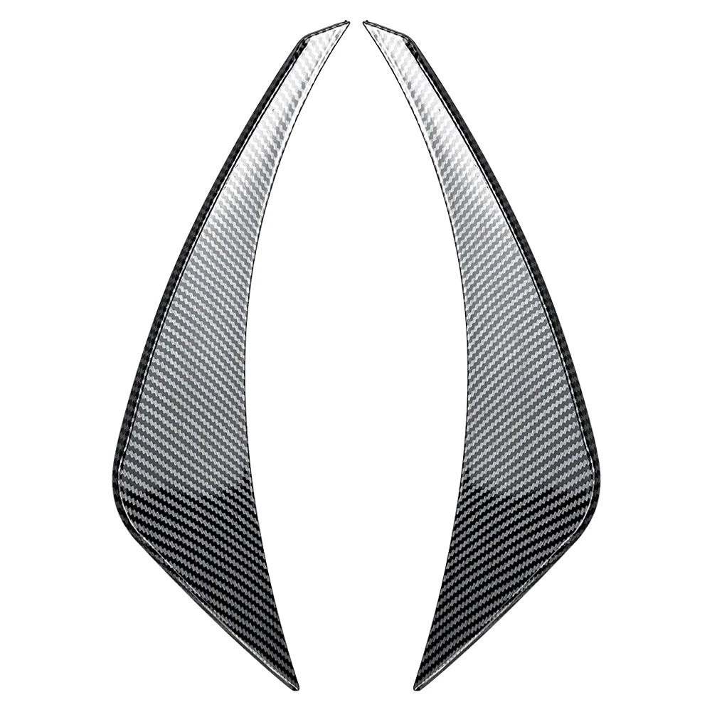 Carbon Black Front Bumper Side Air Vent Spoiler Trim for Mazda MX-5 Miata (16-25)