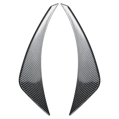 Carbon Black Front Bumper Side Air Vent Spoiler Trim for Mazda MX-5 Miata (16-25)