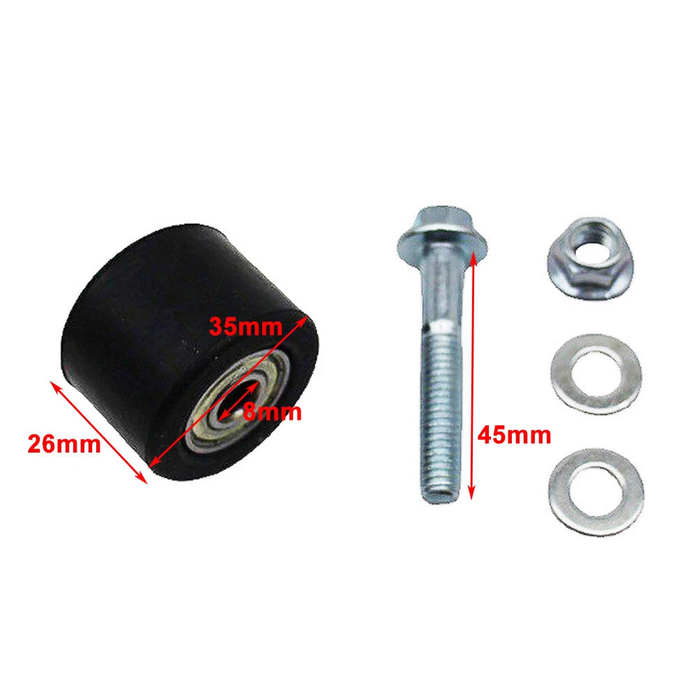 2 x Upper Lower Chain Roller for Honda CR125R CR250R CR500R XR250 (1990-2007)