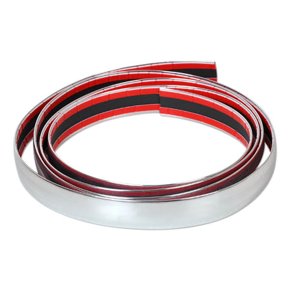 30mm x 2.5M Chrome Trim Adhesive Strip for Car Exterior Styling
