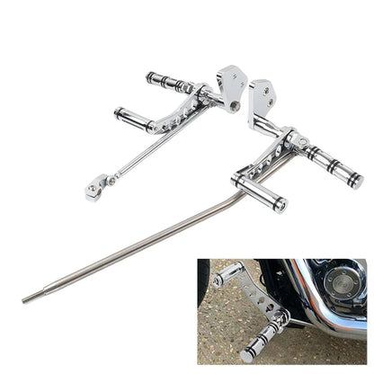 Chrome Forward Controls Footpegs & Levers for Harley Dyna Low Rider (2006-2017)
