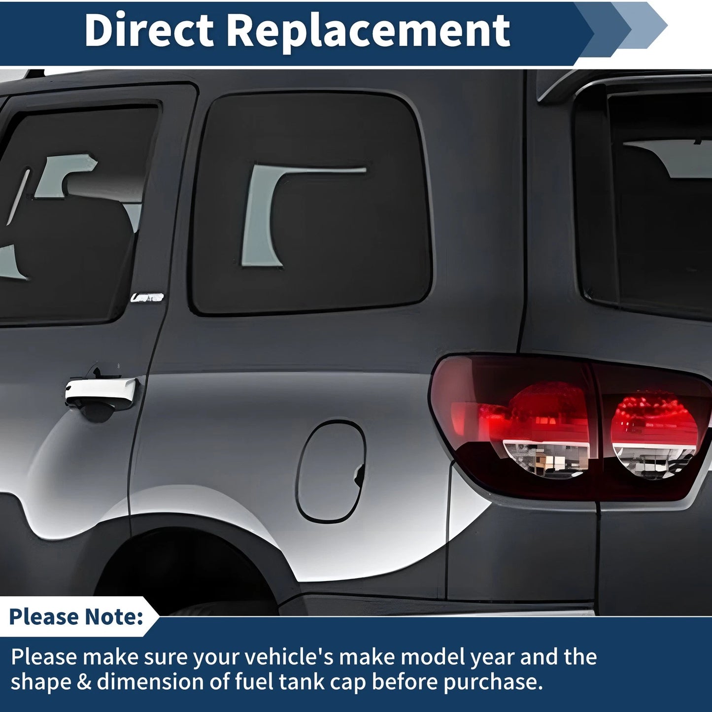 Fuel Tank Door Cover for Toyota Sequoia (2011–2020)