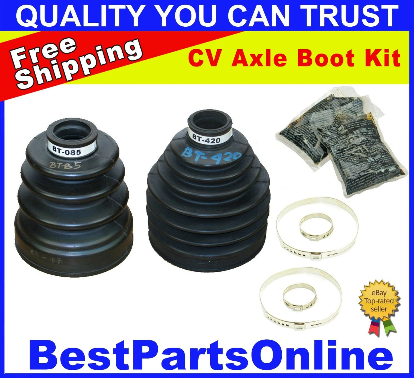 CV Axle Boot / 2 x / Inner & Outer for Lexus GS (2006–2011)