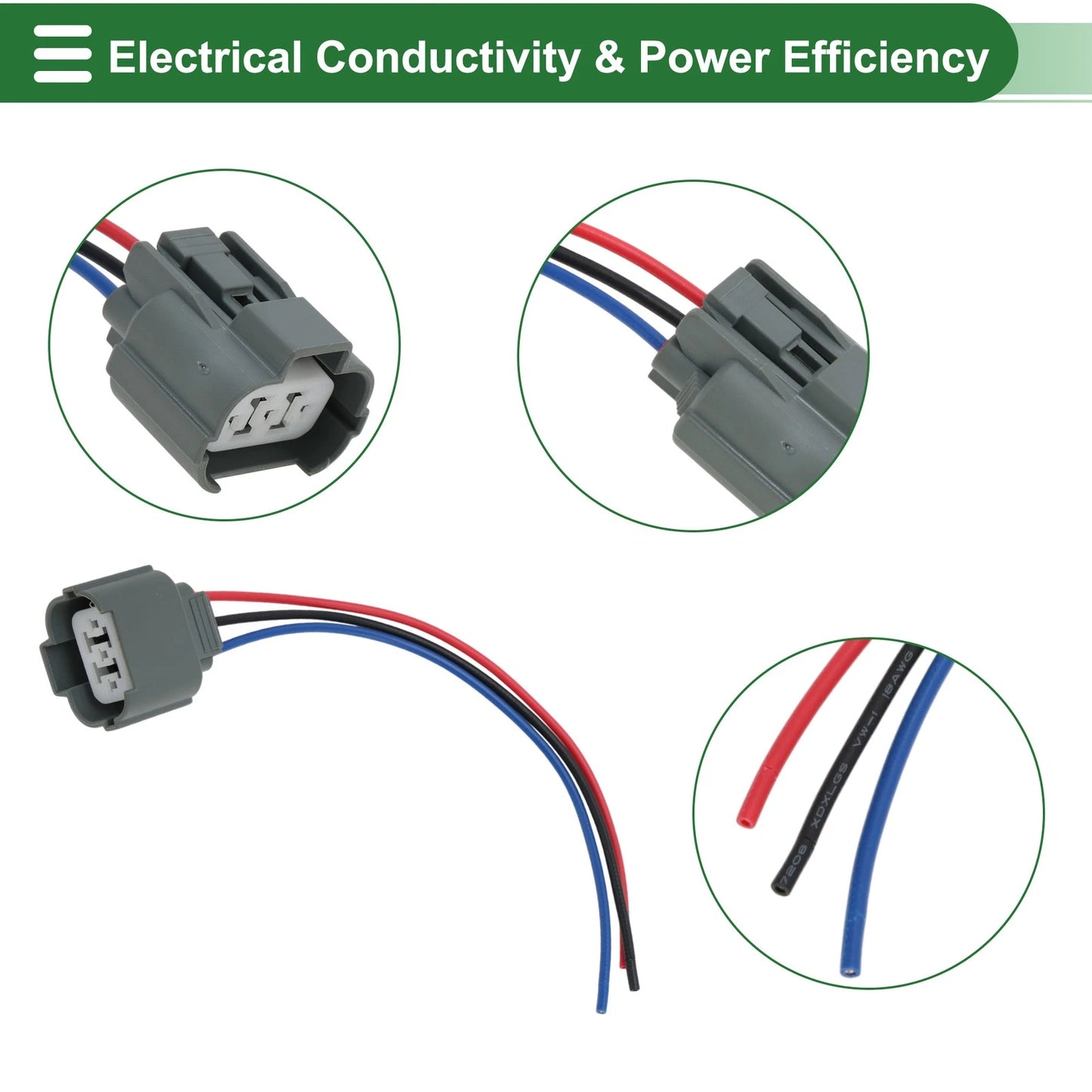 3 Pins Sensor Wiring Harnesses for Acura CL (1997)