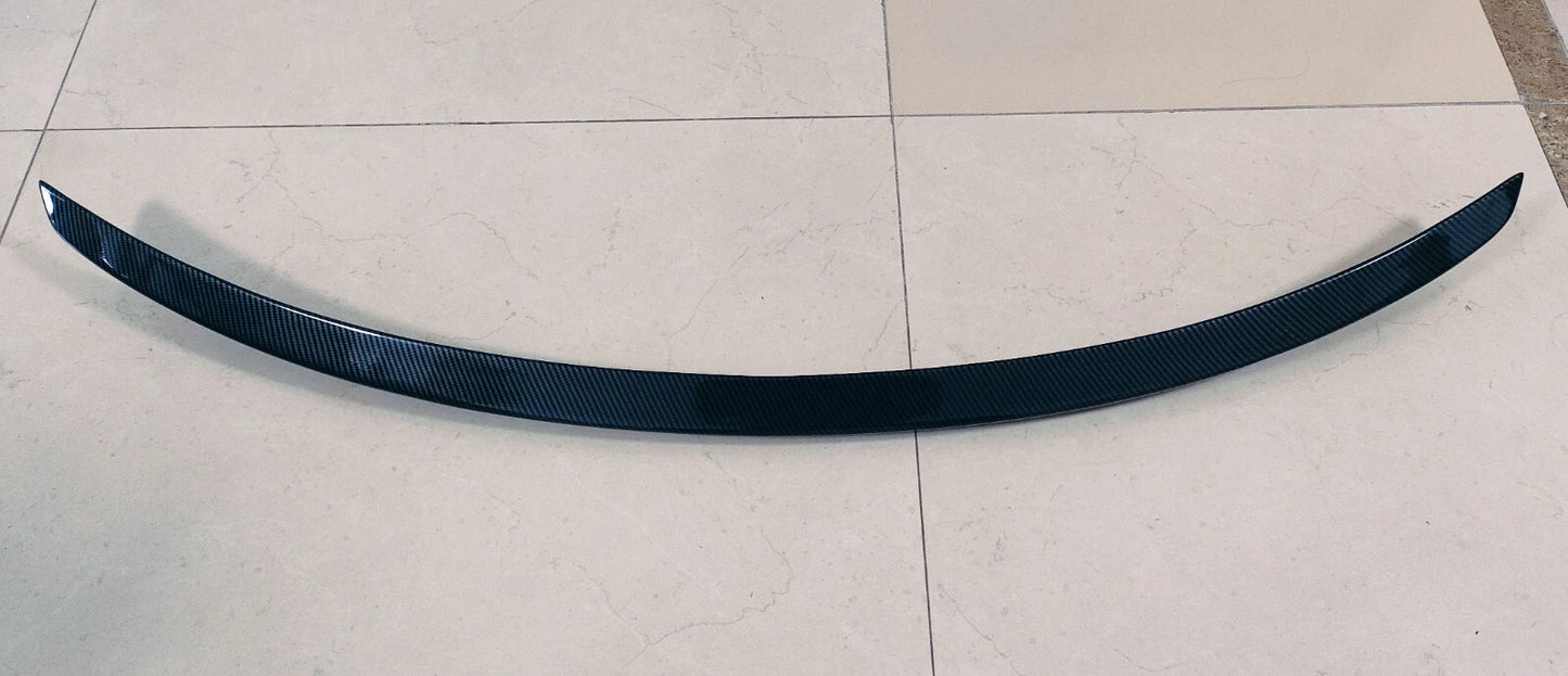 Rear Spoiler OE Style Wing for Infiniti Q50 Sedan Carbon Fiber Look (2014-2024)