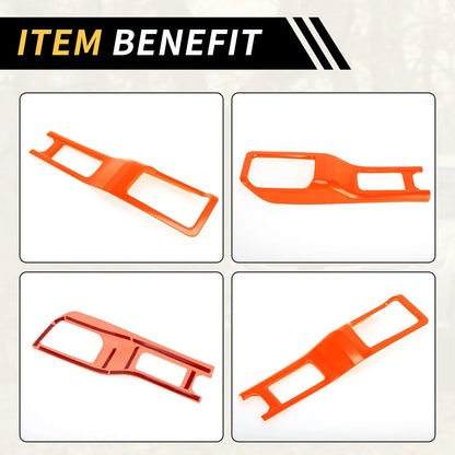4WD Gear Shift Panel Cover Trim for Jeep Wrangler JL JLU (2018-2024) Orange