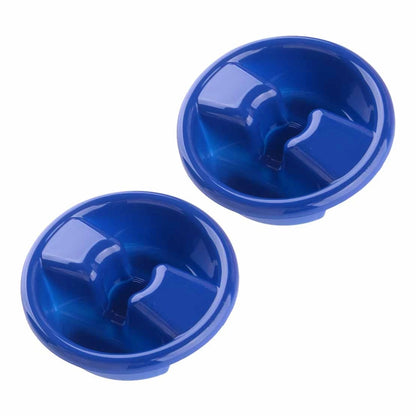 2 x Blue Ceiling Mount Roof Switch Covers for Jeep Wrangler (2007-2018)