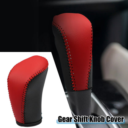 Gear Shift Lever Cover Trim for Nissan Altima Armada Sentra (20-23) Black Red
