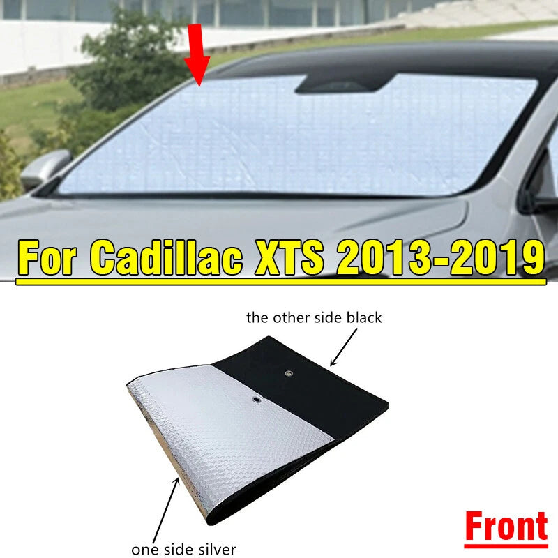 Front Windshield Interior Privacy Sunshade Cover for Cadillac XTS (2013–2019)