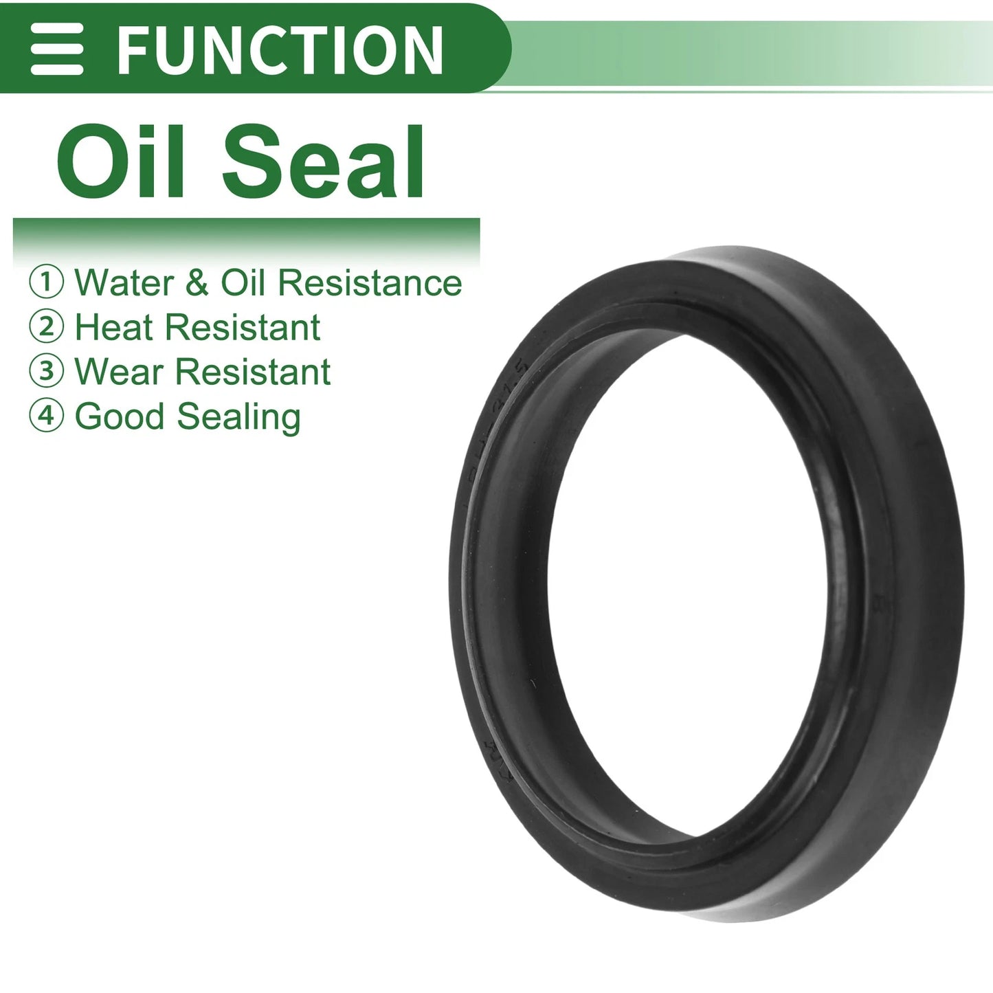 Oil Seal / 31.5x39.5x5mm / Rotary Shaft Seal NBR Rubber 5 Pcs for Automotive