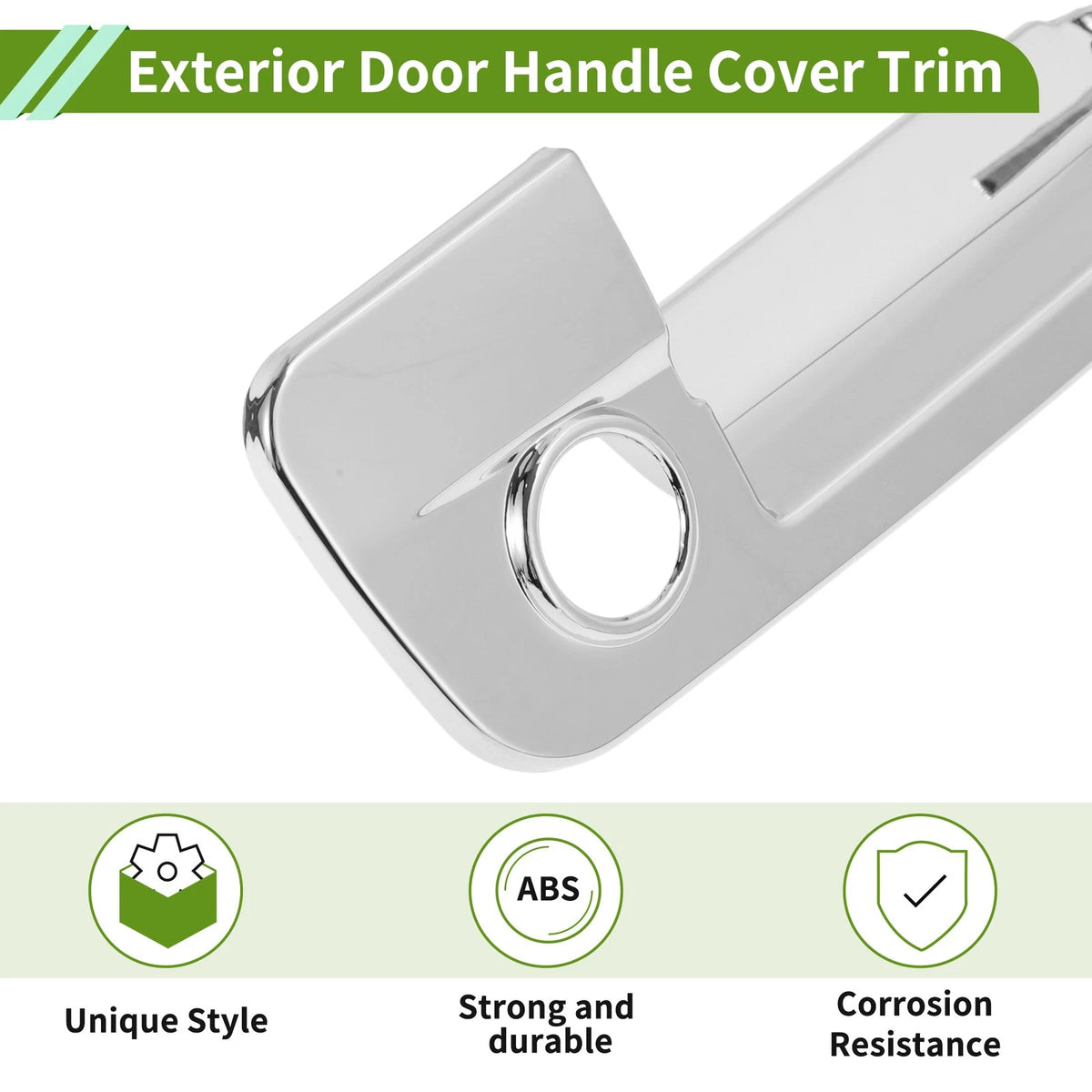 Exterior Door Handle Cover Trim for Dodge Ram 1500 2500 3500 (2009-2018)