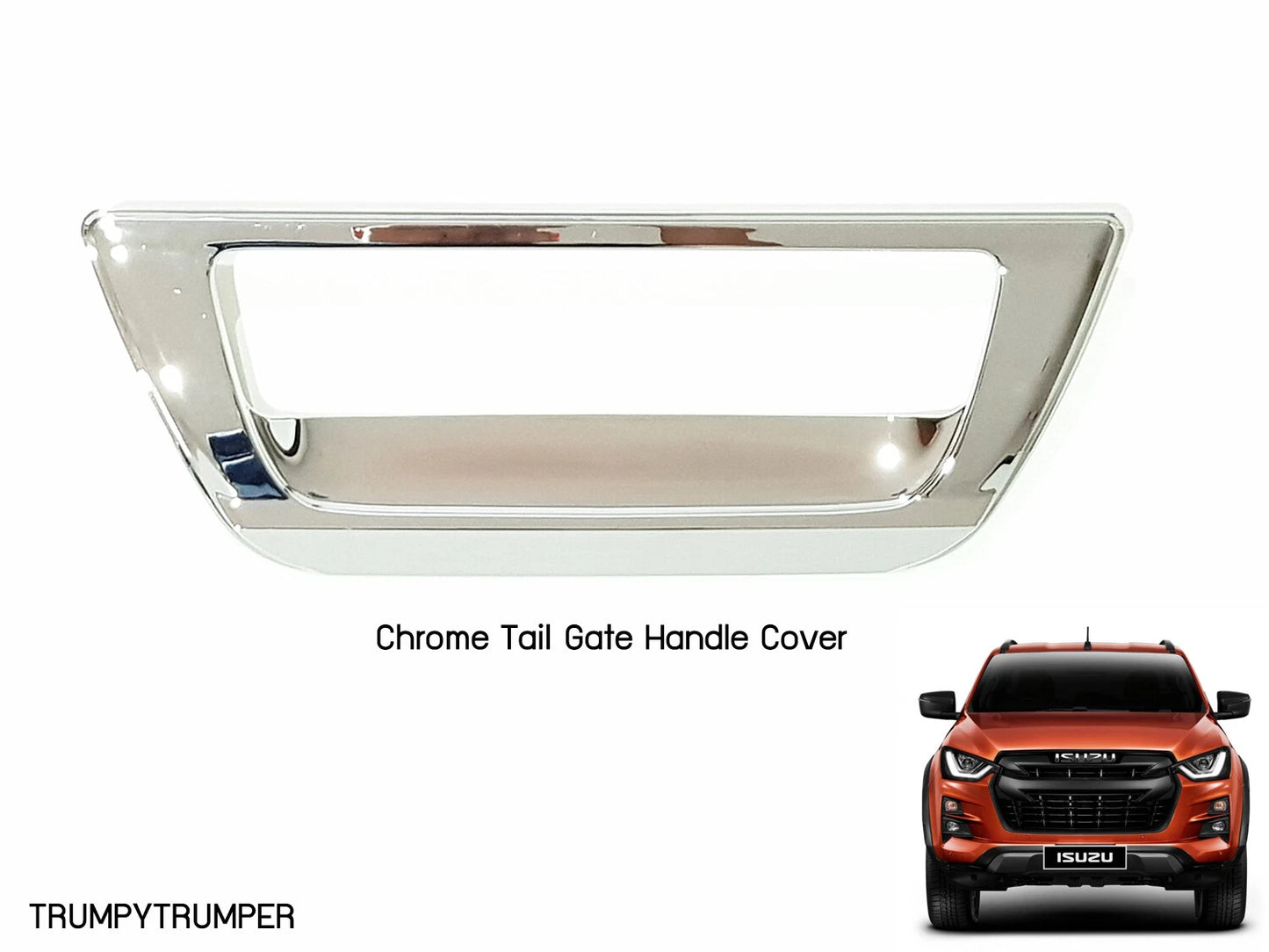 Chrome Tailgate Handle Cover for Isuzu D-Max (2020-2021)