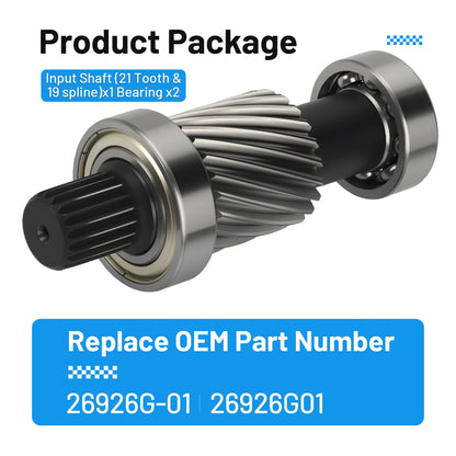 input shaft kit, 19-spline 21-tooth for EZGO TXT (1996–2013)