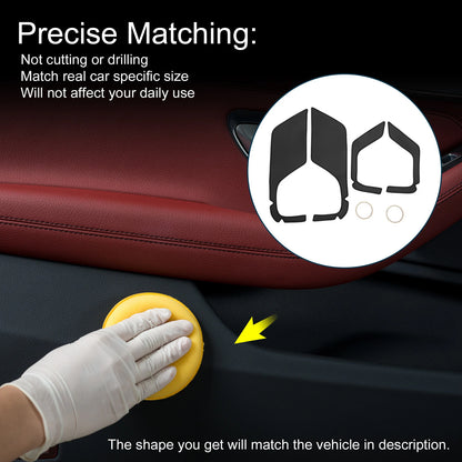 Car Door Anti Kick Pad Sticker Protector for Jeep Wrangler (2018-2023)