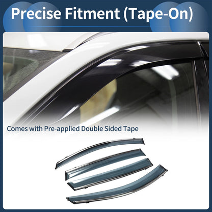 Window Deflectors for Toyota RAV4 2013-2018 Side Window Vent Visors 1 Set