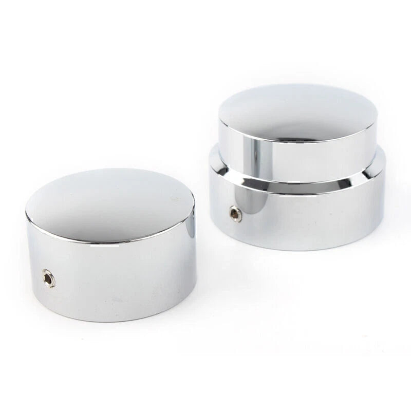 Rear Axle Nut Cover Caps  for Harley 2015-Later XG, 2008-Later XL Dyna Chrome