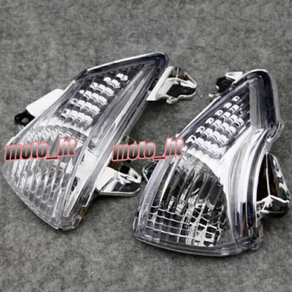 Clear Turn Signal Indicator Blinker Lens for Kawasaki ZX10R (2008-2009)