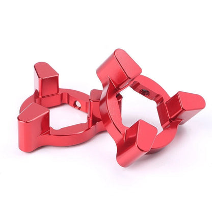 17mm Front Anodized Fork Preload Adjusters for Universal Motorcycle - RED