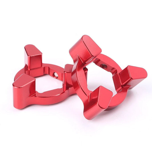 17mm Front Anodized Fork Preload Adjusters for Universal Motorcycle - RED