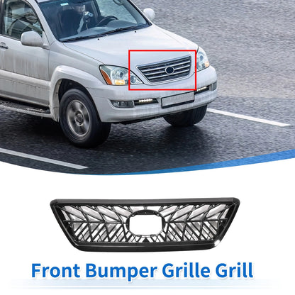 Front Upper Bumper Grille for Lexus GX470 (2003-2009) - TRD Black
