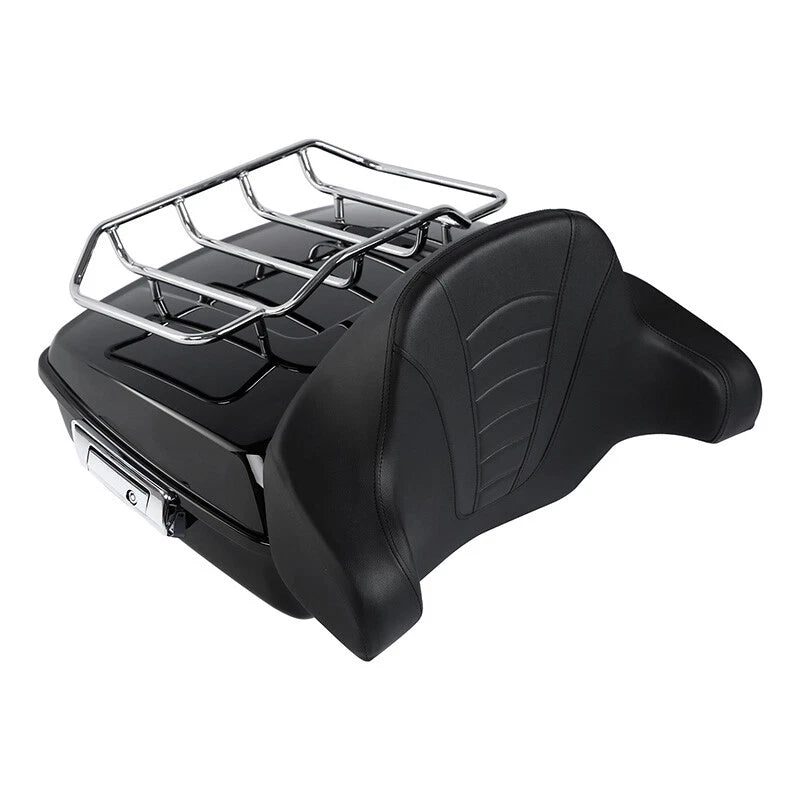 Quick Detach Trunk Backrest Rack for Harley Road Glide (2014-2025)