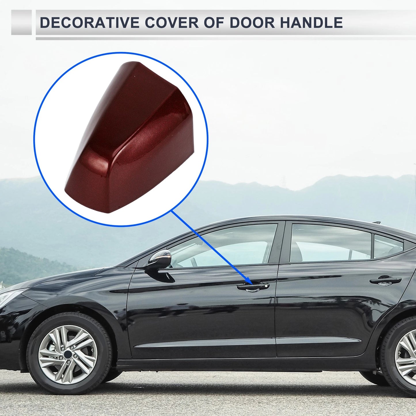 Front Left Door Handle Cover for BMW X1 X2 (2015-2018)