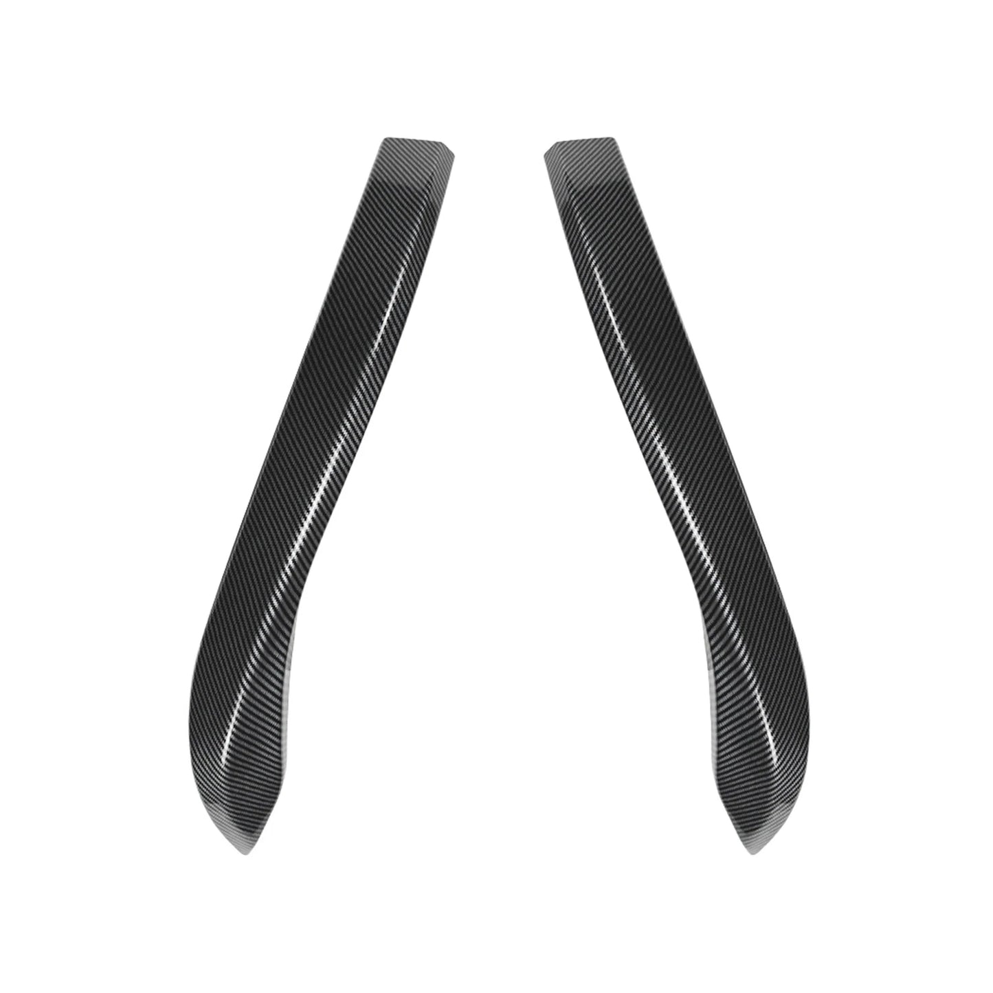 Carbon Look Front Bumper Side Air Vent Trim for VW Golf 8 MK8 (2020-2024)