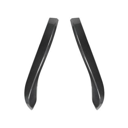 Carbon Look Front Bumper Side Air Vent Trim for VW Golf 8 MK8 (2020-2024)