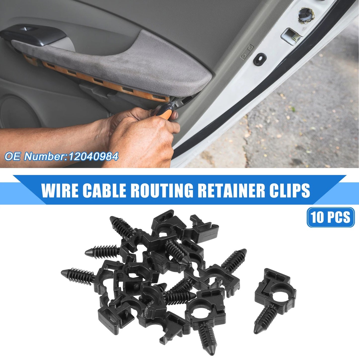 Wire Cable Routing 10 x Retainer Clips for Buick Skylark (1992–1998)