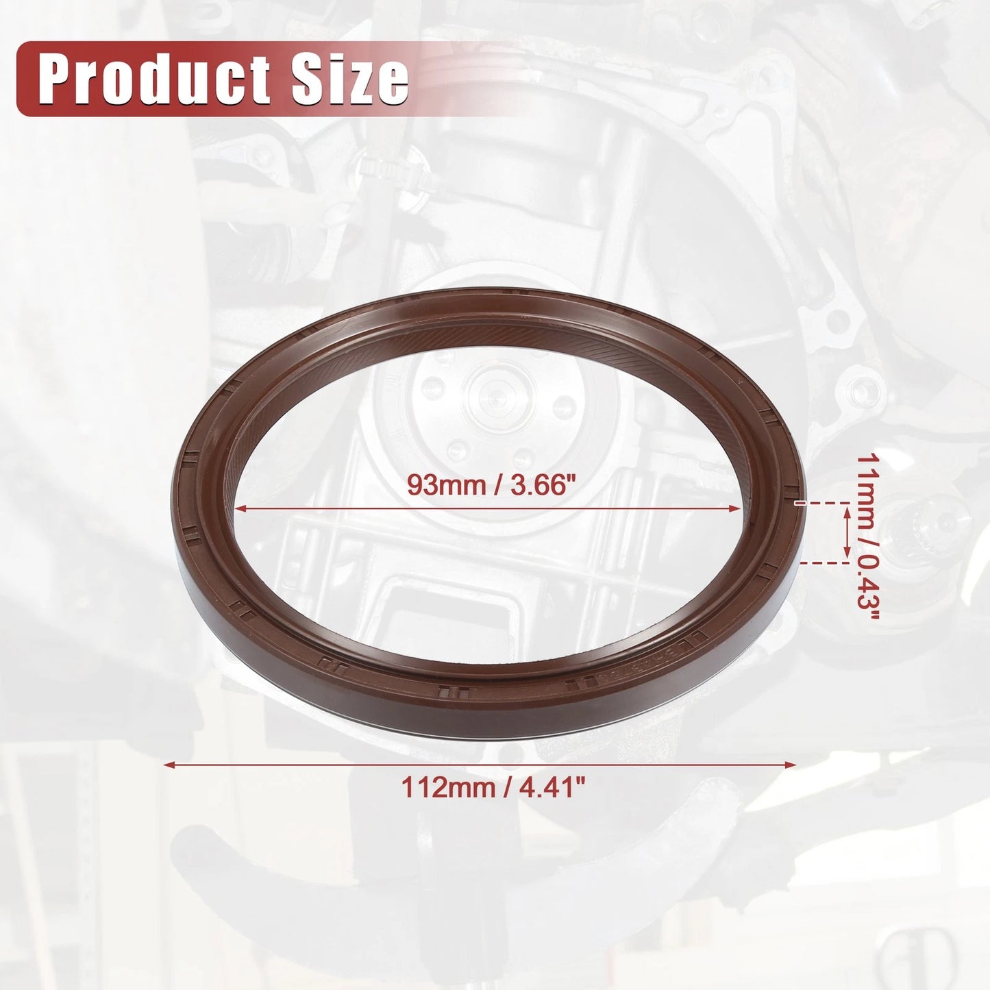 Engine Crankshaft Oil Seals for Toyota Land Cruiser, 4Runner (2003-2023)