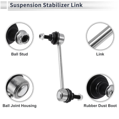 Front Stabilizer Bar Links for Ford Fusion (2010) - 2 x No Bushing