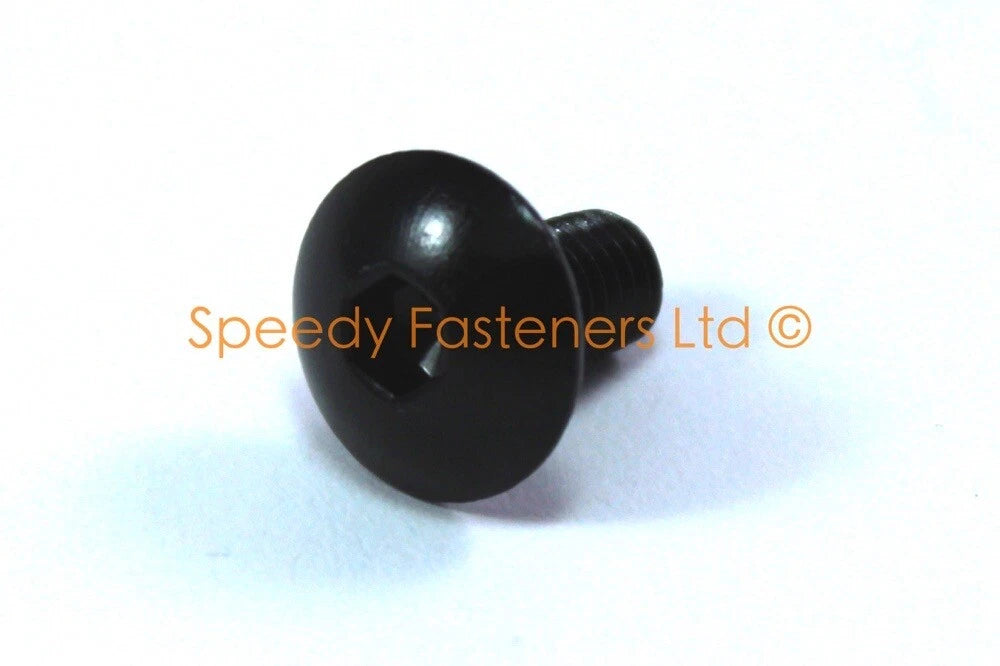 Fairing Screws / M5/M6 / Black Anodized Aluminum